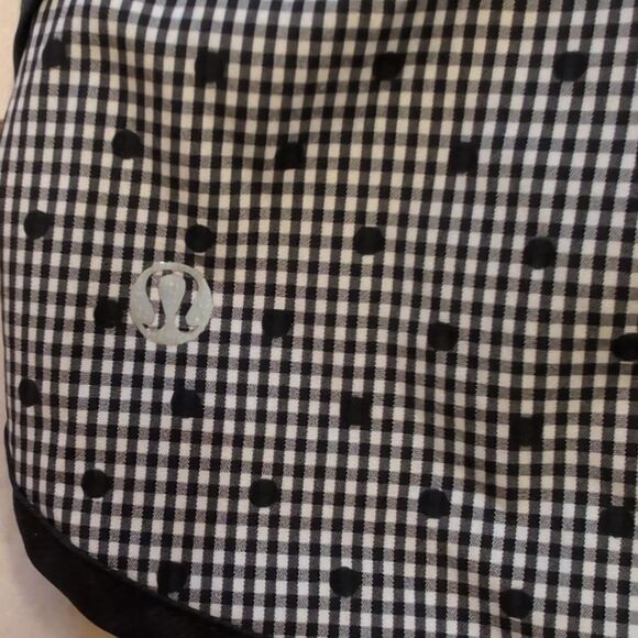 Rare Lululemon Run Speed Short Dottie Eighth Gingham white black size 10 - Picture 5 of 12